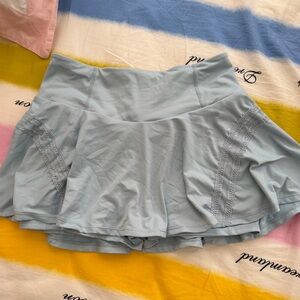 FP Free People Movement Pleats and Thank You Tennis Skort Medium Light blue